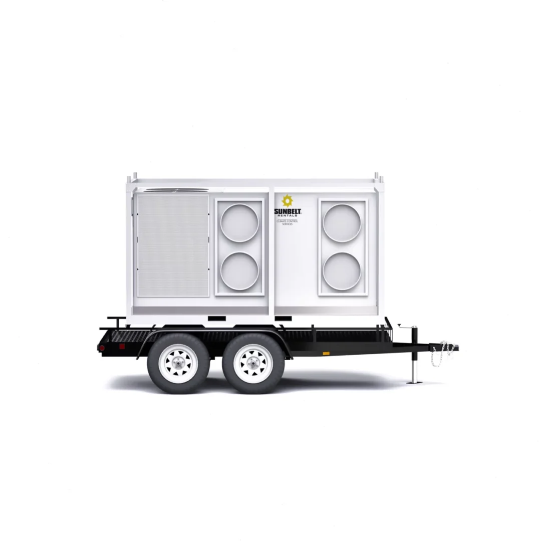 MOB-250HPEH: 25-ton skid or trailer mounted. Cooling or Heating Portable AC