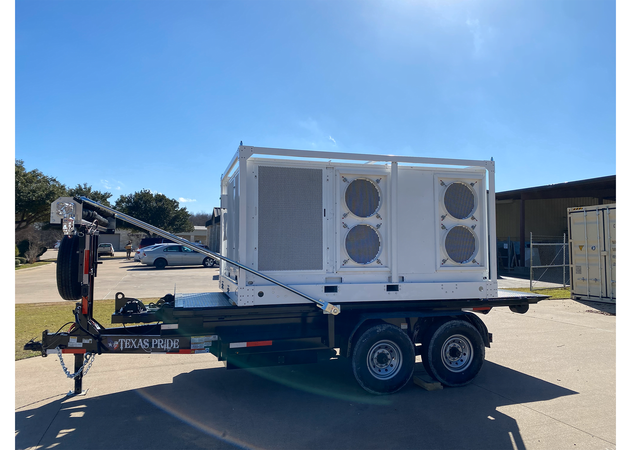 skid mounted MOB-250 w trailer 2