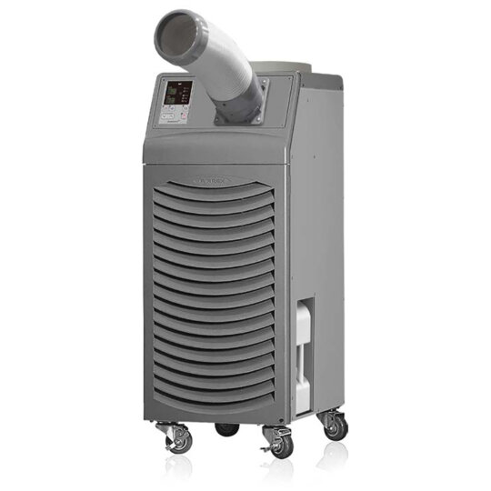 Airrex HSC-12R 1-ton portable spot cooler with flexible ducts and durable wheels