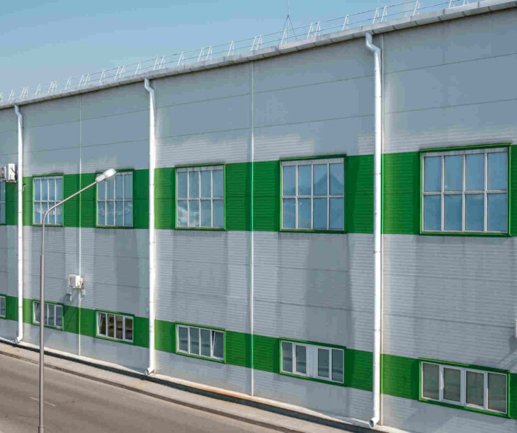 Industrial building in Texas that uses a spot cooler from Climate Control Solutions