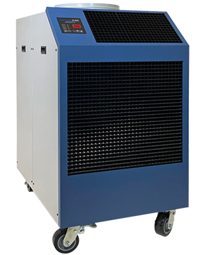 OceanAire 2OACH6032 Deluxe Portable Heat Pump and Spot Cooling Commercial Air Conditioner with 5 HP scroll compressor, automatic pump, and 3-phase power configuration.