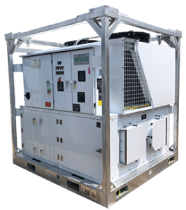 PAC-40A4 40-Ton Portable Air Conditioner – 480,000 BTU Cooling, 6,400 CFM Airflow, Dual Duct Connections