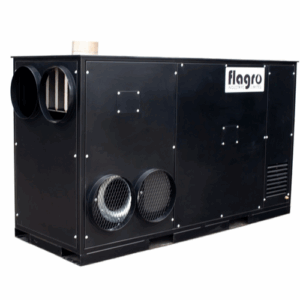 Flagro FVNP-750 indirect‐fired portable heater unit in black enclosure